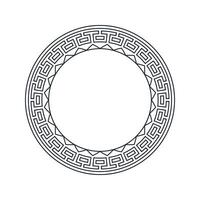 Ornamental pattern design circle frame. Ornamental Circular Knot Pattern. Border pattern design vector