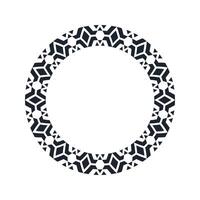 Ornamental pattern design circle frame. Ornamental Circular Knot Pattern. Border pattern design vector