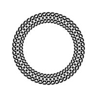 Ornamental pattern design circle frame. Ornamental Circular Knot Pattern. Border pattern design vector