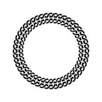 Ornamental pattern design circle frame. Ornamental Circular Knot Pattern. Border pattern design vector