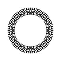 Ornamental pattern design circle frame. Ornamental Circular Knot Pattern. Border pattern design vector