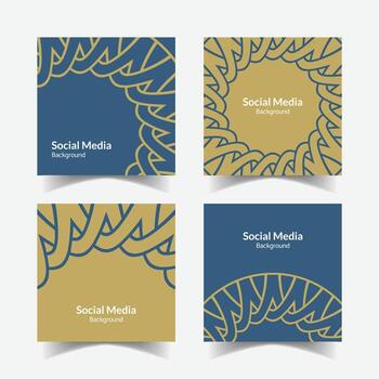 ornamental modelo antecedentes cuadrado modelo diseño vector