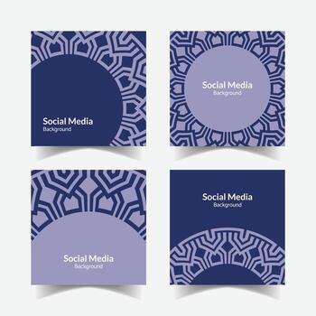 ornamental modelo antecedentes cuadrado modelo diseño vector