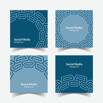 ornamental modelo antecedentes cuadrado modelo diseño vector