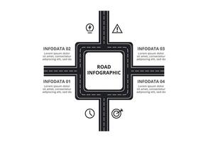 Creative concept for infographic with 4 steps, options, parts or processes. Business data visualization. vector