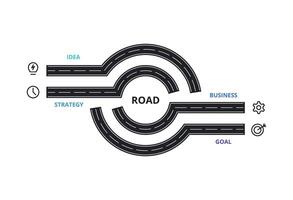 Creative concept for infographic with 4 steps, options, parts or processes. Business data visualization. vector