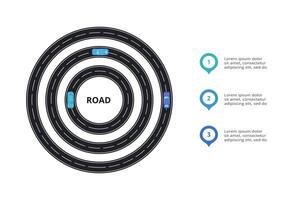 Creative concept for infographic with 3 steps, options, parts or processes. Business data visualization. vector