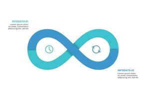 Creative concept for infographic with 2 steps, options, parts or processes. Business data visualization. vector