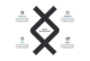 Creative concept for infographic with 4 steps, options, parts or processes. Business data visualization. vector