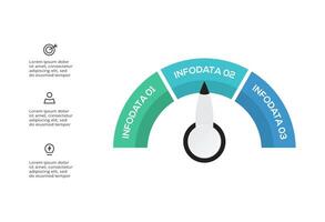 Creative concept for infographic with 3 steps, options, parts or processes. Business data visualization. vector