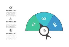 Creative concept for infographic with 3 steps, options, parts or processes. Business data visualization. vector