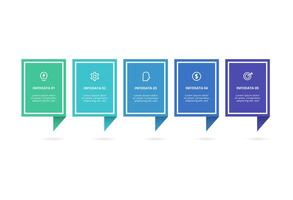 Rectangles infographic with 5 steps, options, parts or processes. Business data visualization. vector