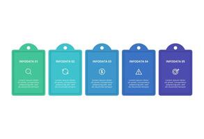 Rectangles infographic with 5 steps, options, parts or processes. Business data visualization. vector