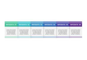 Creative concept for infographic with 6 steps, options, parts or processes. Business data visualization. vector