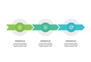Creative concept for infographic with 3 steps, options, parts or processes. Business data visualization. vector