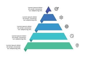 Creative concept for infographic with 5 steps, options, parts or processes. Business data visualization. vector