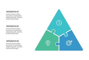 Creative concept for infographic with 3 steps, options, parts or processes. Business data visualization. vector