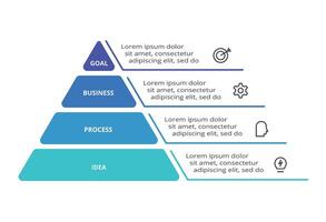 Creative concept for infographic with 4 steps, options, parts or processes. Business data visualization. vector