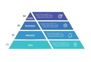 Creative concept for infographic with 4 steps, options, parts or processes. Business data visualization. vector