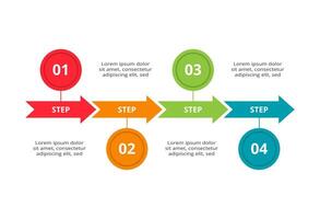 Creative concept for infographic with 4 steps, options, parts or processes. vector