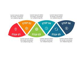 Creative concept for infographic with 5 steps, options, parts or processes. vector
