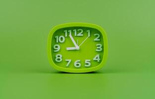 Photo alarm clock in studio Time and working with time are limited by time and lifestyle.