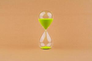 Hourglass, photo in studio Time and working with time are limited by time and lifestyle.