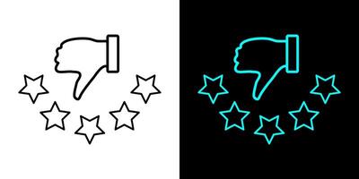 Customer review rating with 5 stars and thumb up feedback. Five star rating badge, review rating icon. vector