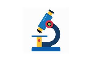lab microscope icon vector