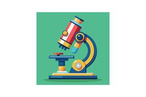 lab microscope icon vector
