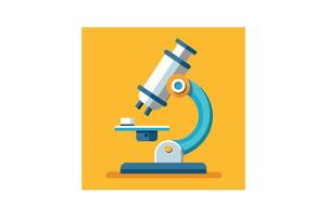 lab microscope icon vector
