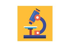 lab microscope icon vector