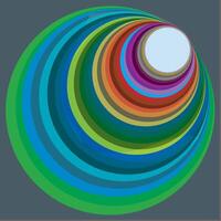 This is circle graphics. vector