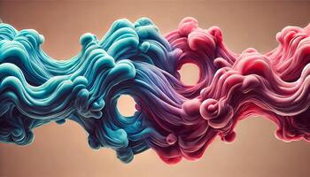 Colourful Abstract luxury liquid ink fluid splash background. Abstract fluid background photo