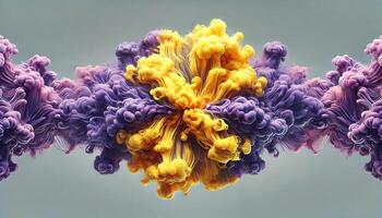 Colourful Abstract luxury liquid ink fluid splash background. Abstract fluid background photo
