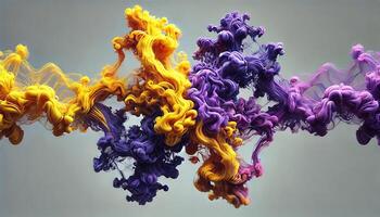 Colourful Abstract luxury liquid ink fluid splash background. Abstract fluid background photo