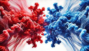Colourful Abstract luxury liquid ink fluid splash background. Abstract fluid background photo