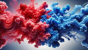 Colourful Abstract luxury liquid ink fluid splash background. Abstract fluid background photo