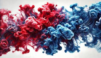 Colourful Abstract luxury liquid ink fluid splash background. Abstract fluid background photo