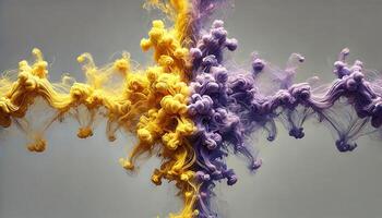 Colourful Abstract luxury liquid ink fluid splash background. Abstract fluid background photo