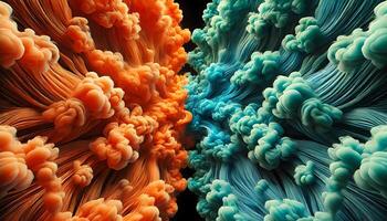 Colourful Abstract luxury liquid ink fluid splash background. Abstract fluid background photo