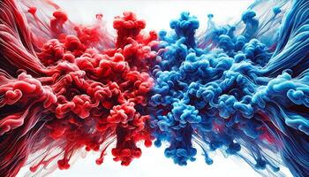 Colourful Abstract luxury liquid ink fluid splash background. Abstract fluid background photo