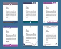 Letterhead graphics design vector