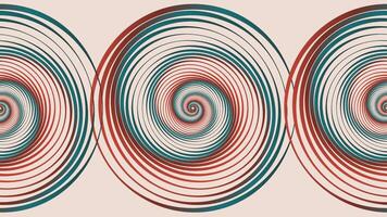 Abstract spiral dotted gradient color combination background. vector