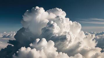 a view of the clouds from an airplane photo