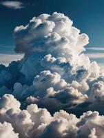 a view of the clouds from an airplane photo