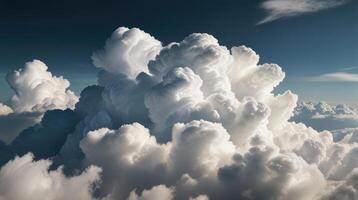 a view of the clouds from an airplane photo