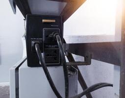 Uninterruptible Power Supply,UPS backup battery as an alternative power supply for the system control panel. photo