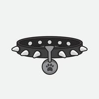 Pet Collar cat and dog Illustration for digital and print design vector