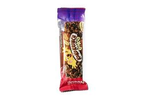 Lampung, Indonesia - 1st July 2024 Koko Crunch snack packaging is shaped like a chocolate bar New product innovation photo
